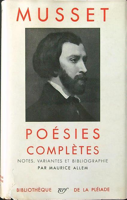 Poesies completes - Musset - copertina
