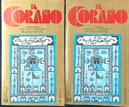 Il Corano 2 voll. - Federico Peirone - copertina