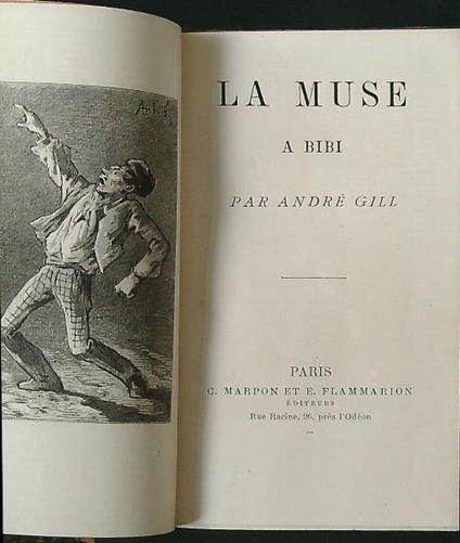 La muse a Bibi - Andrè Gill - copertina