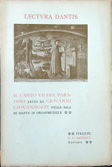 Lectura Dantis: il canto VII del Paradiso - Giovanni Giovannozzi - copertina