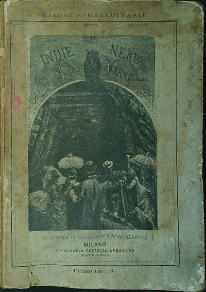 Le Indie nere - Giulio Verne - copertina