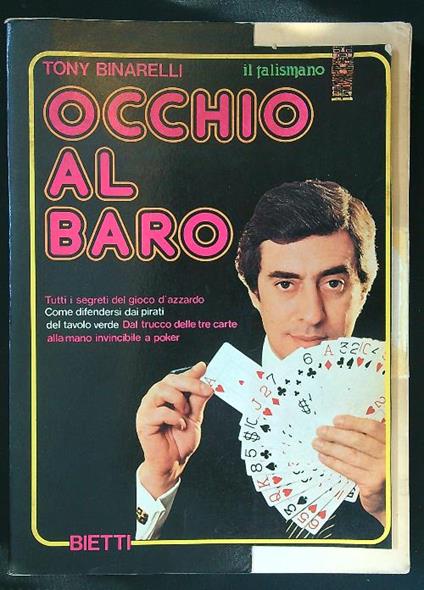 Occhio al baro (solo libro) - Tony Binarelli - copertina