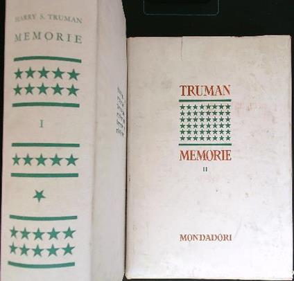 Memorie 2 voll. - Harry S. Truman - copertina