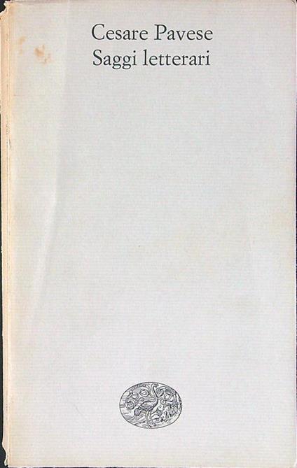 Saggi letterari - Cesare Pavese - copertina