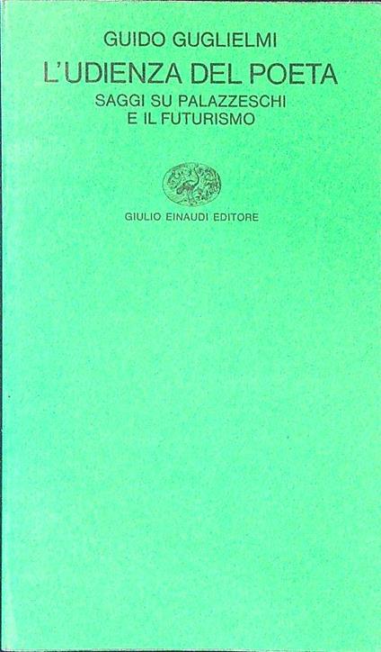 L' udienza del poeta - Guido Guglielmi - copertina