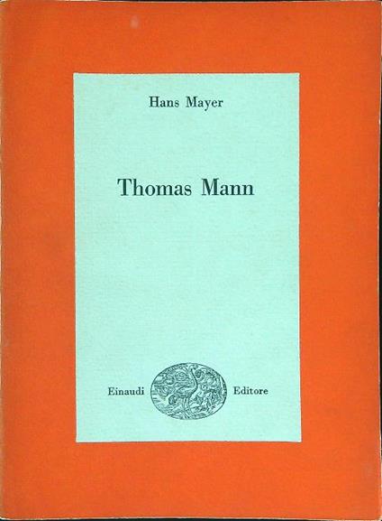 Thomas Mann - Hans Mayer - copertina