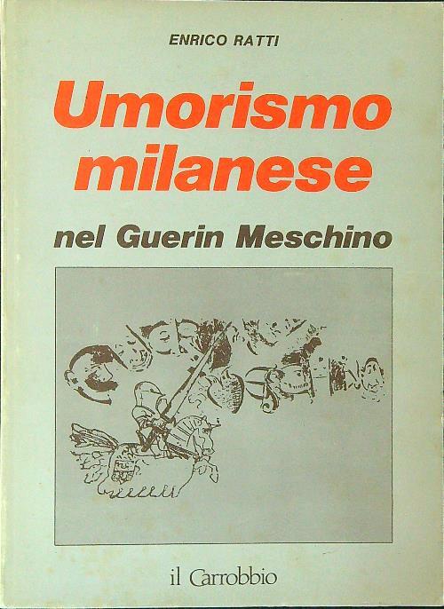 Umorismo Milanese - Enrico Ratti - copertina