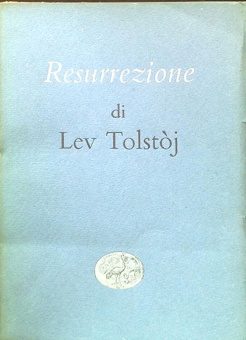 Resurrezione - Lev Tolstoj - copertina
