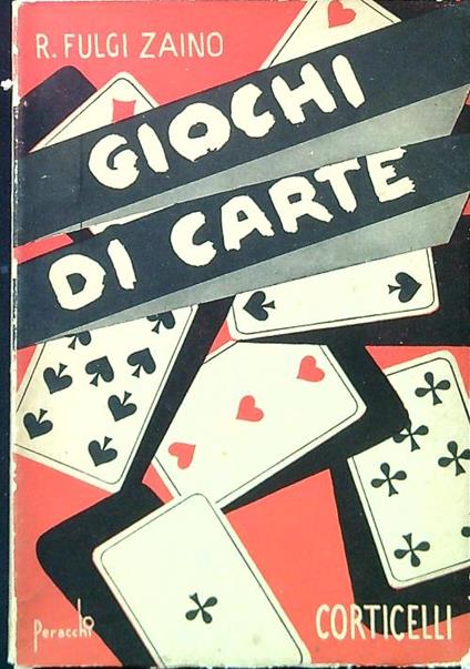 Giochi di carte - R. Fugli Zaino - copertina