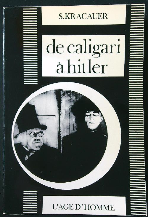 De Caligari a Hitler - Siegfried Kracauer - copertina