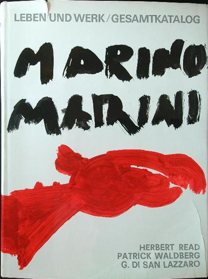Marino Marini Leben und Werk - Waldberg - copertina