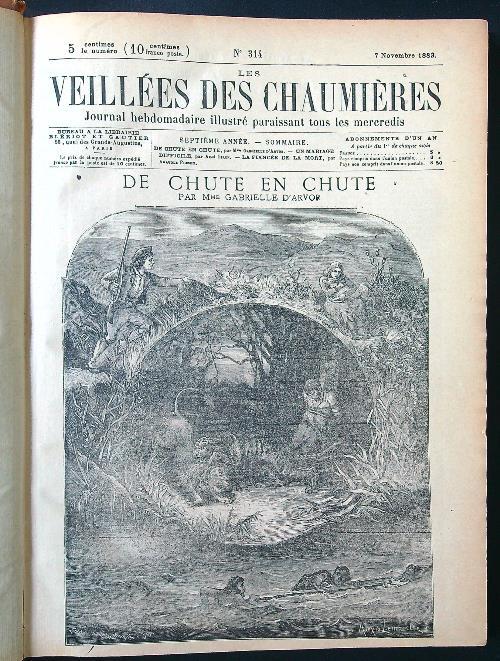 Veillees des Chaumieres raccolta da n. 314 nov. 1883 a n. 365 ott. 1884 - copertina