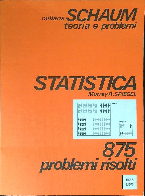 Statistica - Murray R. Spiegel - copertina