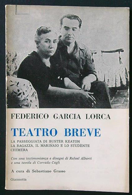 Teatro breve - Federico Garcia Lorca - copertina