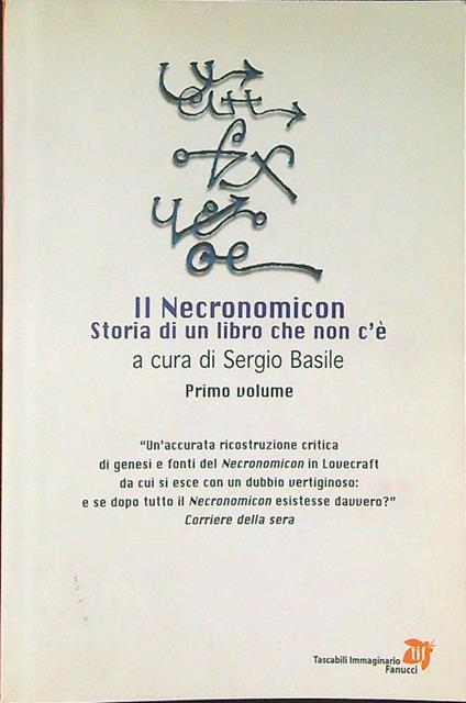 Il  necronomicon Vol 1 - Sergio Basile - copertina