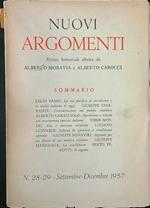 Nuovi argomenti n. 28-29/settembre-dicembre 1957