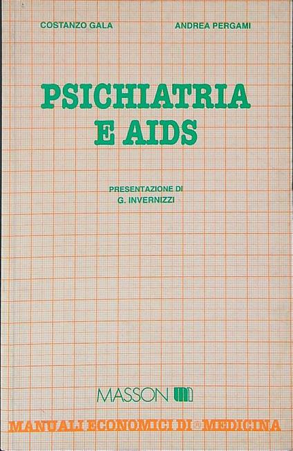 Psichiatria e aids - C. Gala - copertina