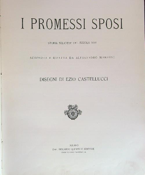 I  Promessi Sposi - copertina