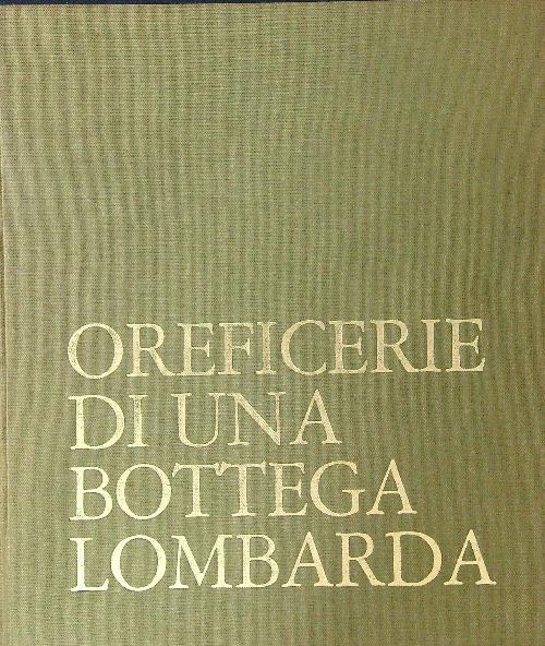 Oreficerie di una bottega Lombarda - copertina