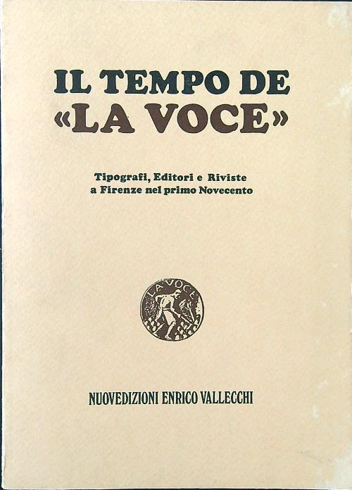 Il tempo de La Voce - Nozzoli - copertina
