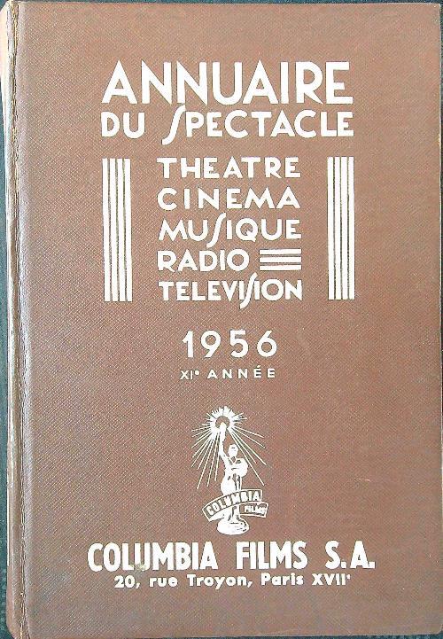 Annuaire di spectacle 1956 - copertina