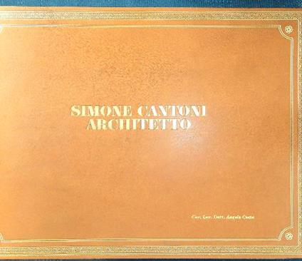 Simone Cantoni architetto - Cesare Rodi - copertina