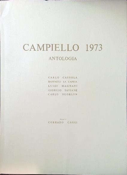 Antologia del Campiello 1973 - copertina