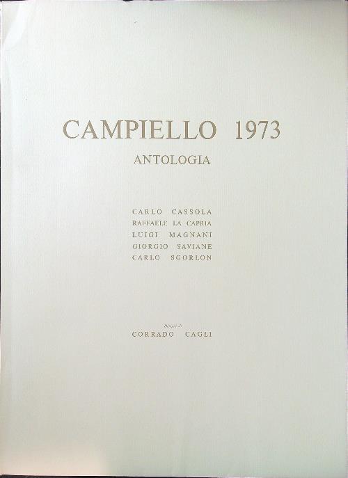 Antologia del Campiello 1973 - copertina