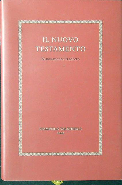 Il nuovo testamento - copertina