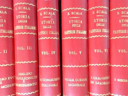 Storia delle fanterie italiane 7 voll. - Edoardo Scala - copertina