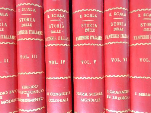 Storia delle fanterie italiane 7 voll. - Edoardo Scala - copertina