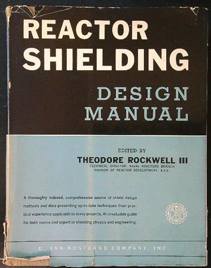 Reactor Shielding Design Manual - Theodore Rockwell - copertina