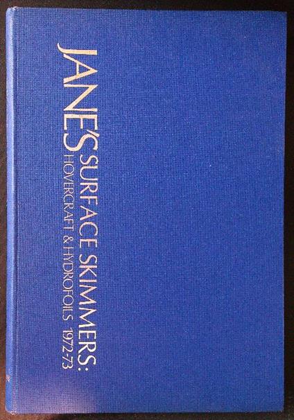 Janès Surface Skimmers. Hovercraft and Hydrofoils - Roy McLeavy - copertina