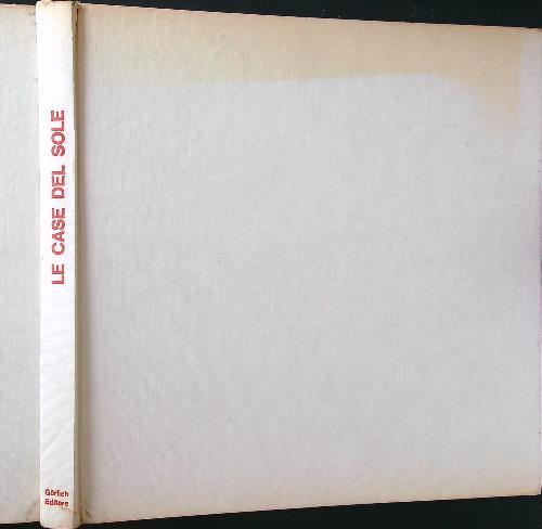 Le case del sole - Bernard Wolgensinger - copertina