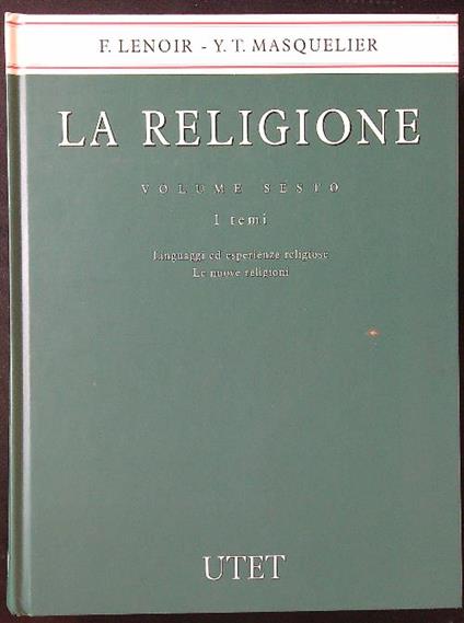 La religione 6 voll. - Lenoir - copertina