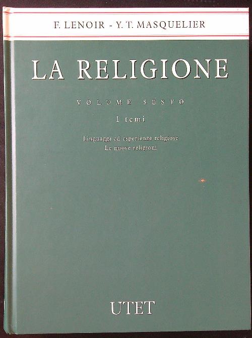 La religione 6 voll. - Lenoir - copertina