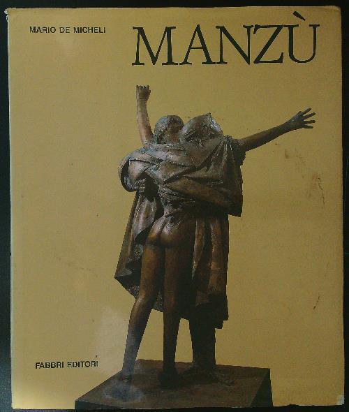 Manzù - Mario De Micheli - copertina