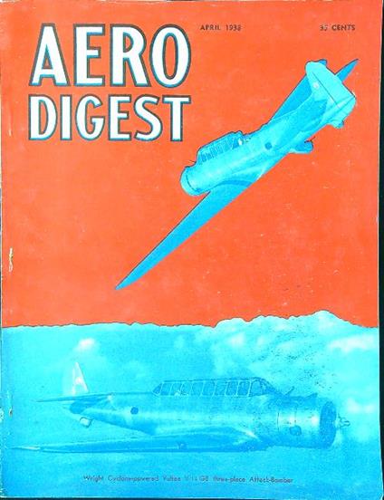 Aero Digest 1938 vol. 32 n. 4  - copertina