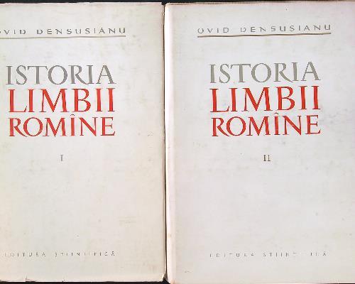 Istoria limbii romine 2 voll. - Ovid Densusianu - copertina