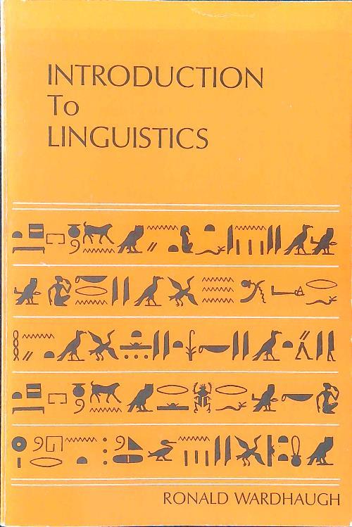 Introduction to linguistics - Ronald Wardhaugh - copertina