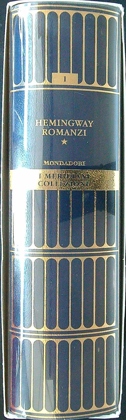 Romanzi vol. 1 - Ernest Hemingway - copertina