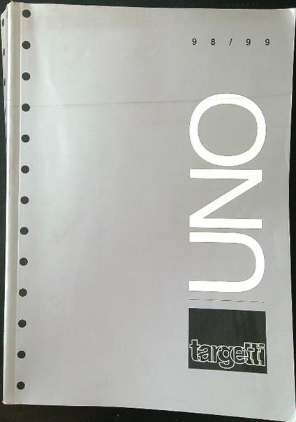 Targetti Sankey Uno 98/99 - copertina