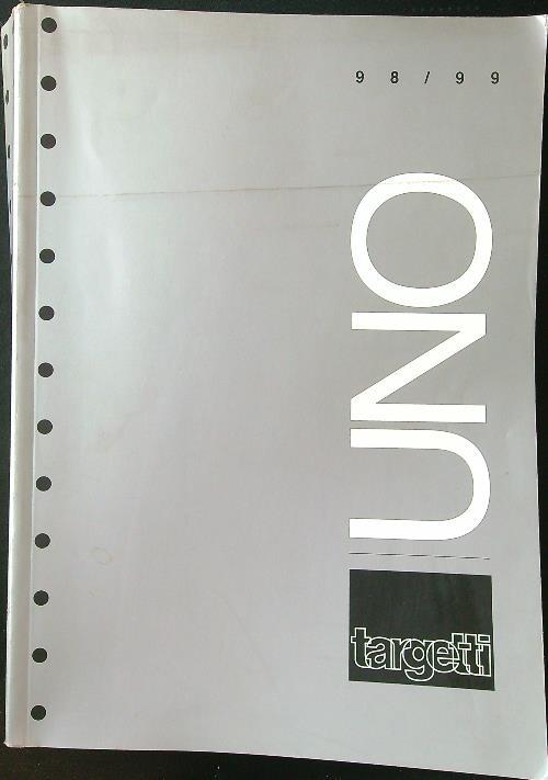 Targetti Sankey Uno 98/99 - copertina