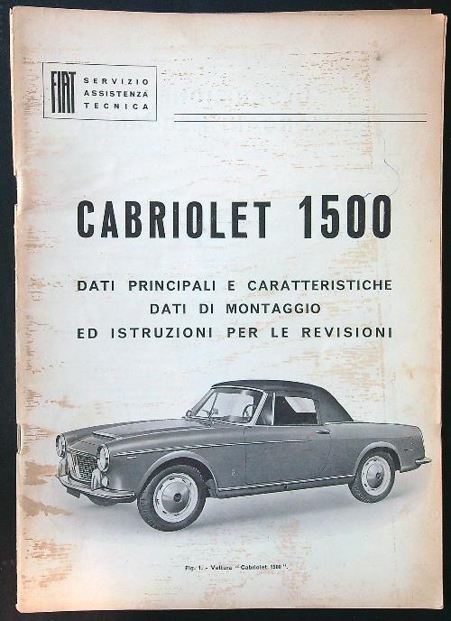 Fiat Cabriolet 1500: dati principali e caratteristiche - copertina