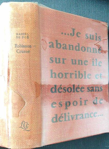 Robinson Crusoé - Daniel De Foe - copertina