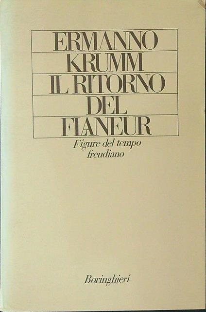 Il  ritorno del Flaneur - Emranno Krumm - copertina