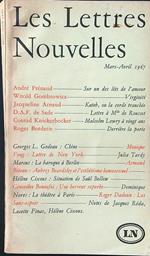 Les  Lettres Nouvelles mars-avril 1967