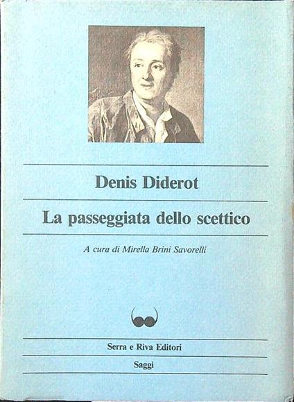 La passeggiata dello scettico - Denis Diderot - copertina