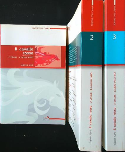 Il cavallo rosso 3 voll. - Eugenio Corti - copertina