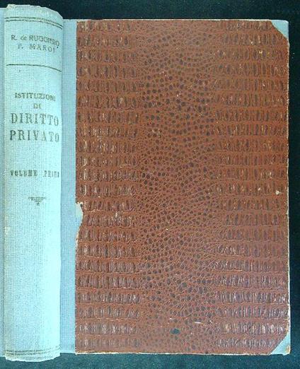 Istituzioni di diritto privato 1 - copertina